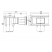 Emaux Wide Mouth Wall Skimmer (Square Cover) Concrete Pool, White